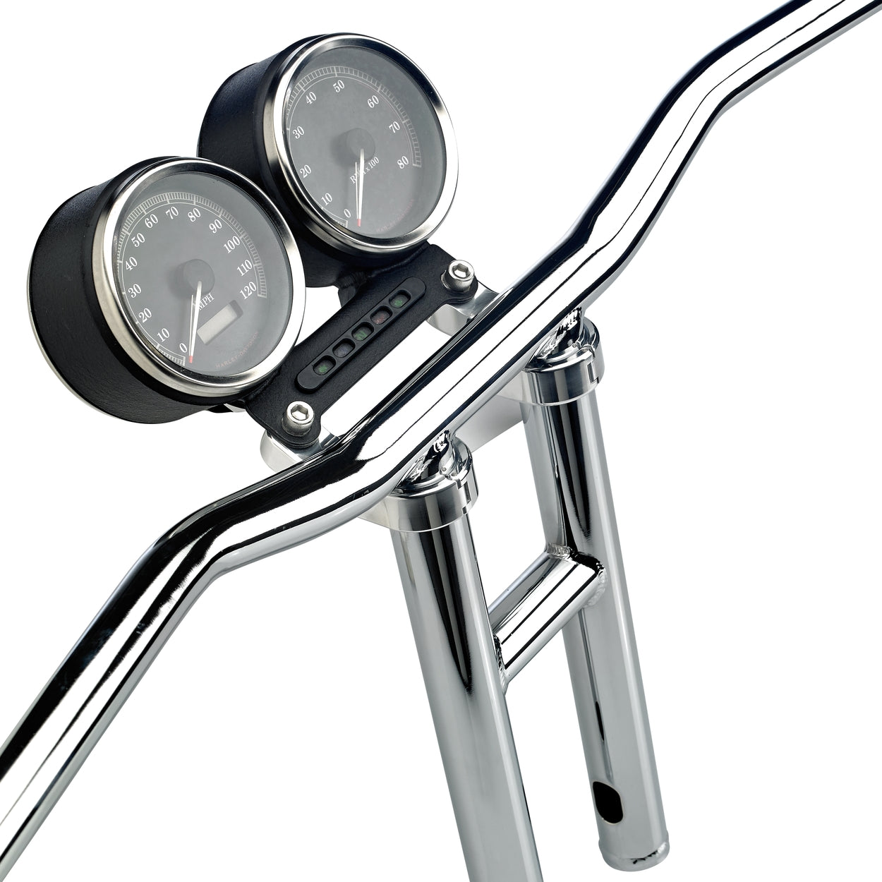 Angled O/S Speed Clamps - Chrome