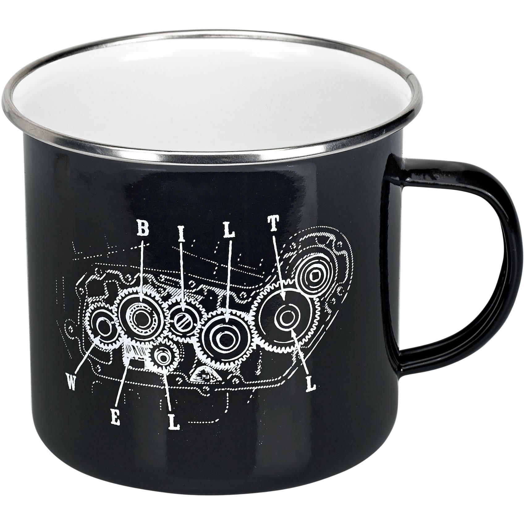 CLOSEOUT Camp Mug - Quad Black/White